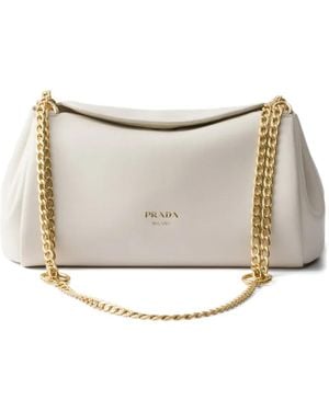 Prada Borsa A Spalla Tumulte - Neutro