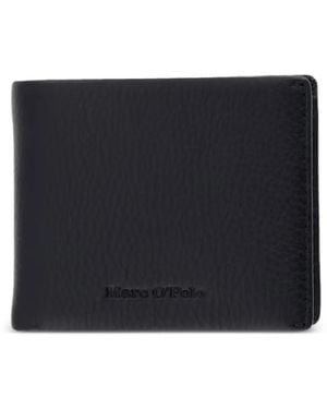 Marc O' Polo Logo-Debossed Bi-Fold Wallet - Black