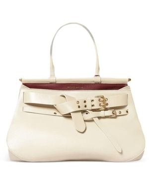 Antonio Marras Medium Tanit Leather Tote Bag - Natural