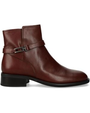 Vagabond Shoemakers Sheila Buckle-Fastening Leather Boots - Brown