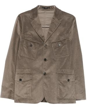 Paul Smith Corduroy Shirt Jacket - Brown