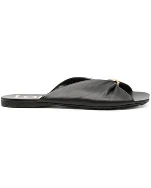 Loewe Pebble Sandalen - Weiß
