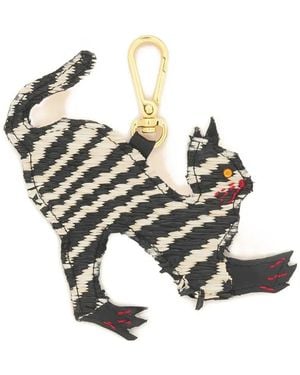 Marni Raffia-Effect Animal Alphabet Charm - Metallic