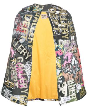 GALLERY DEPT. Capa Con Diseño Patchwork - Negro