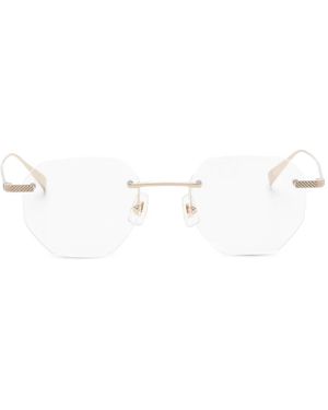 dunhill Gafas Con Montura Geométrica - Blanco