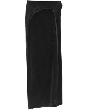 OTTOLINGER Slitted Maxi Skirt - Black