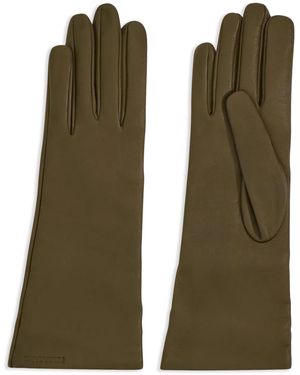 Ferragamo Cashmere Lining Gloves - Green