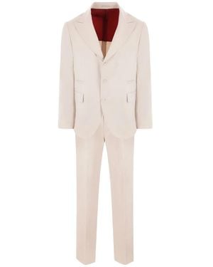 Brunello Cucinelli Two-Button Suit - Natural