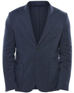Paolo Pecora Unlined Notch-Lapel Blazer - Blue