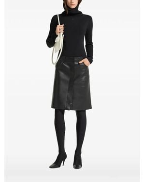 Courreges High-Collar Jumper - Black