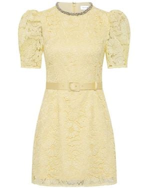 Rebecca Vallance Citrine Mini Dress - Yellow