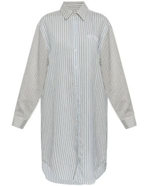 DIESEL Gestreiftes Kleid - Grau