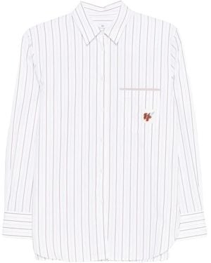 Paul Smith Striped Pocket Shirt - White