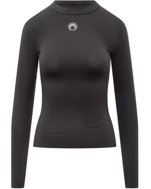Marine Serre Top - Black