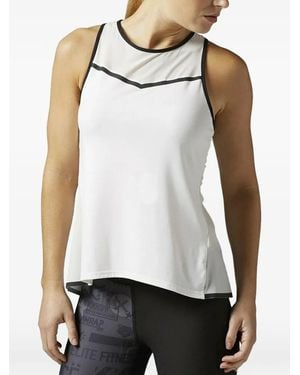 Reebok Racerback Overlay T-Shirt - White