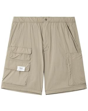 Chocoolate Multi-Pocket Cargo Shorts - Natural