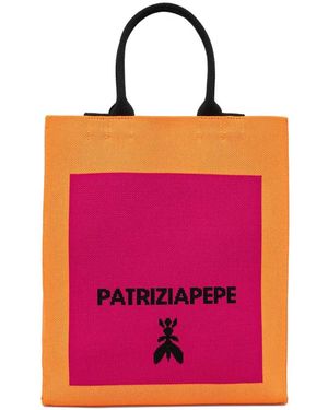 Patrizia Pepe ロゴ ハンドバッグ - ピンク