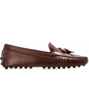 Tod's Tassel-Detail Leather Loafers - Brown