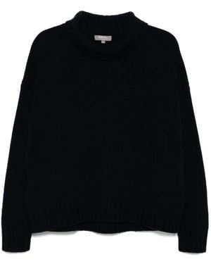 N.Peal Cashmere Funnel Neck Sweater - Black
