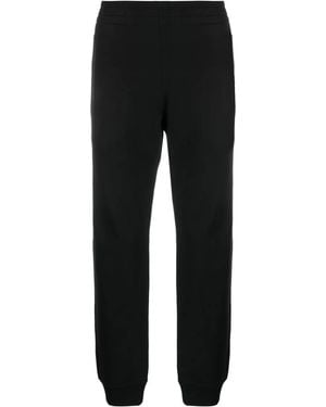 Moschino Logo-Patch Elasticated Track Trousers - Black
