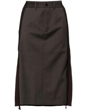 JNBY Deconstructed Midi Skirt - Black