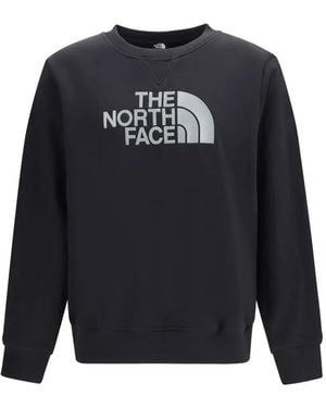 The North Face Drew Peak Logo Crew Sweatshirt - Blue