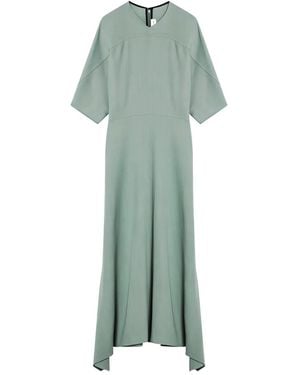 Victoria Beckham アシンメトリーヘム ドレス - グリーン