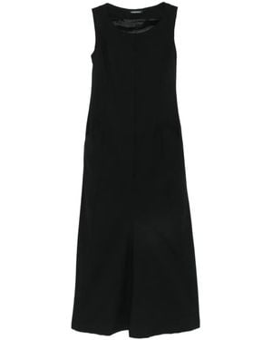 Rundholz Sleeveless Panelled Midi Dress - Black