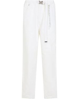 MASTERMIND WORLD Belted Trousers - White