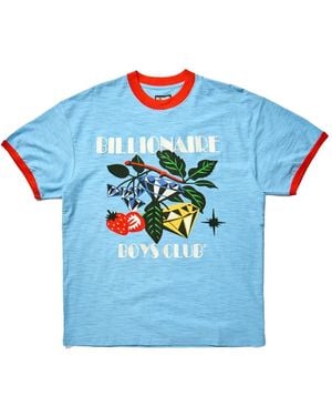 BBCICECREAM Vine Ss Ringer T-Shirt - Blue