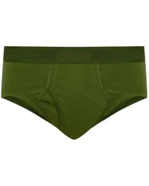 Tom Ford Bragas Con Logo En La Cintura - Verde