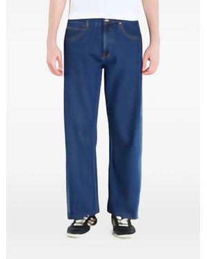 adidas Firebird Adicolor Denim Trousers - Blue