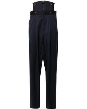 Vivienne Westwood Macca コルセットパンツ - ブルー