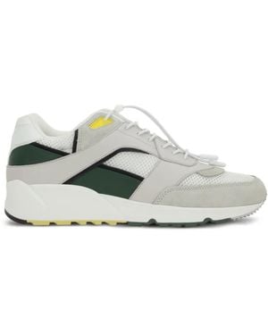 Saint Laurent Sneakers mit Kontrasteinsätzen - Weiß