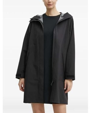 Peak Performance Long-Sleeve Hooded Coat - Black