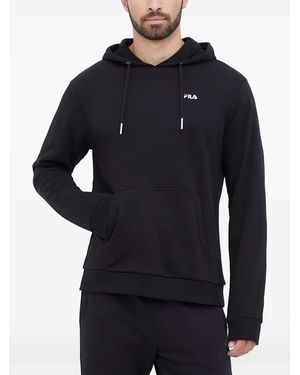Fila Drawstring Hooded Sweatshirt - Blue