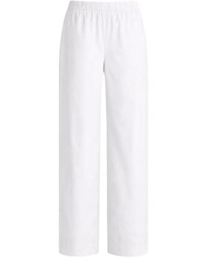 Liviana Conti Julian Elasticated-Waistband Trousers - White