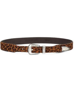 AMISH Gürtel Mit Leopardenprint - Weiß