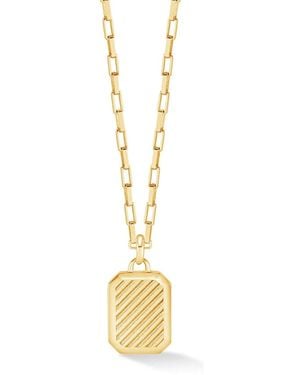 Dower & Hall Collar Octagon Humbug con clip - Metálico