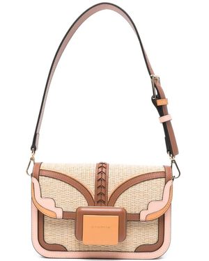 Cromia Logo-Detail Shoulder Bag - White