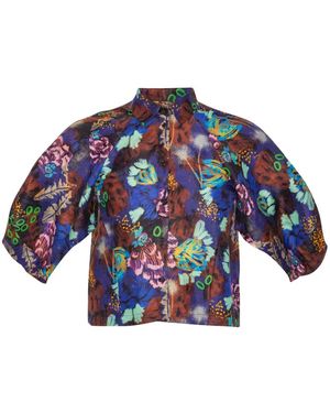 Henrik Vibskov Printed Shirt - Blue