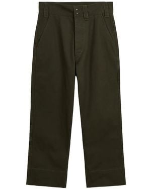 Margaret Howell Wide-Leg Trousers - Green