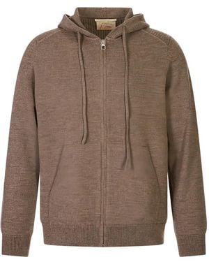 Montecore Zip-Up Hoodie - Brown