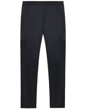 Shanghai Tang Straight-Leg Trousers - Blue
