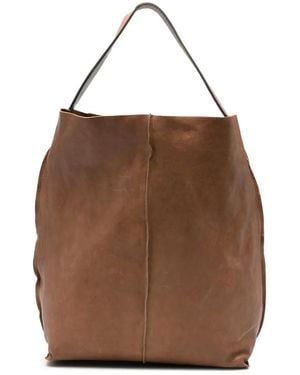 SOMMET Sac Porté Épaule Sahara En Cuir - Brown