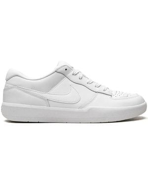 Nike Sb Force 58 "Triple" Sneakers - White