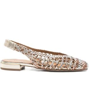 Pedro Miralles Olimpia Square-Toe Mules - White