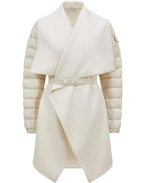 Moncler ダウンケープ - ホワイト