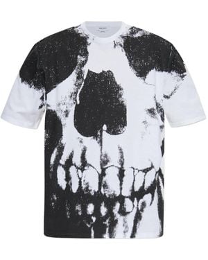 McQueen Skull-Print T-Shirt - Black