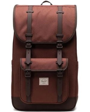 Herschel Supply Co. Little America Buckle-Strap Backpack - Red
